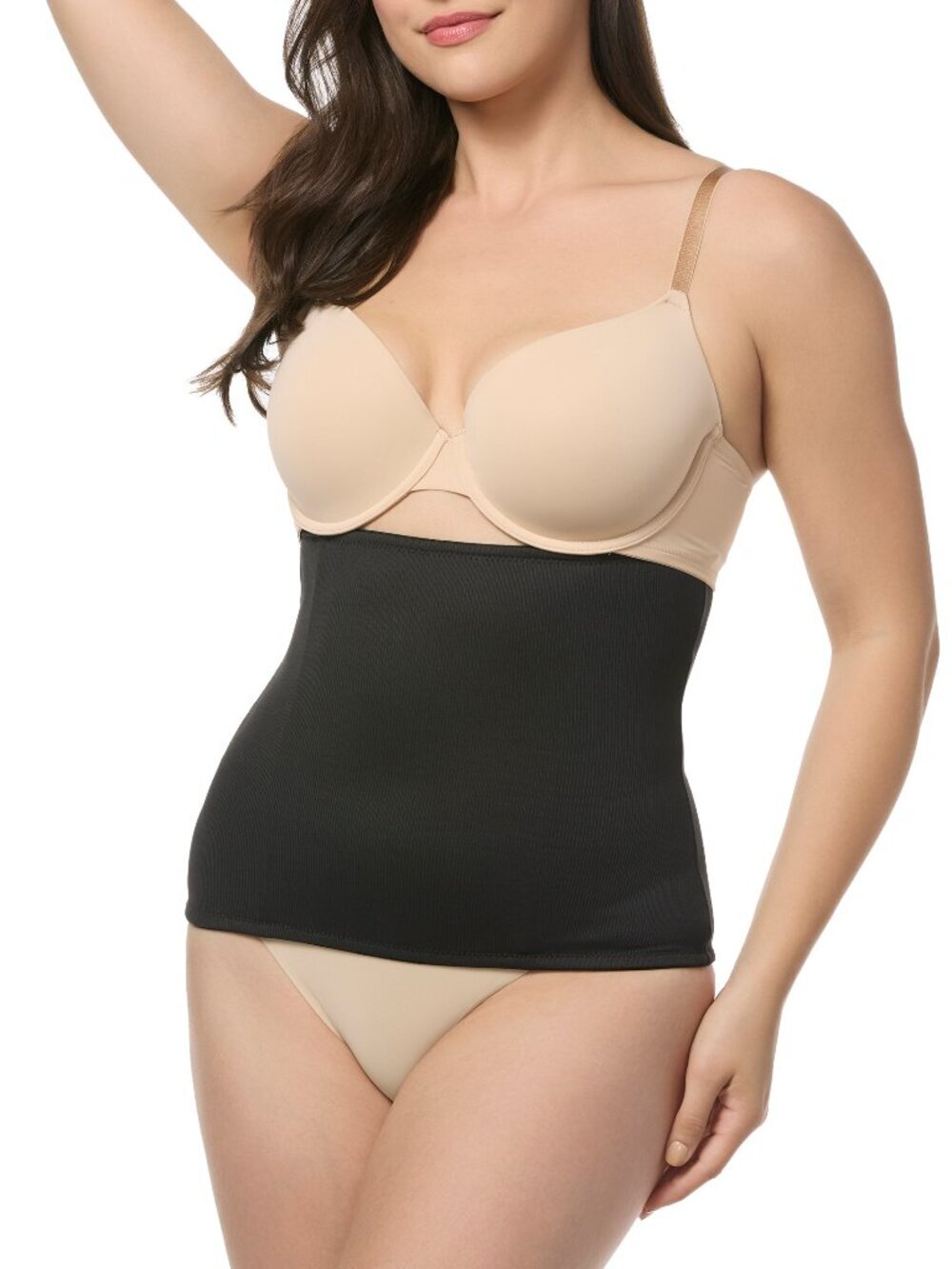 Cupid Intimates No Visible Lines Step-In Waist Cincher - Black